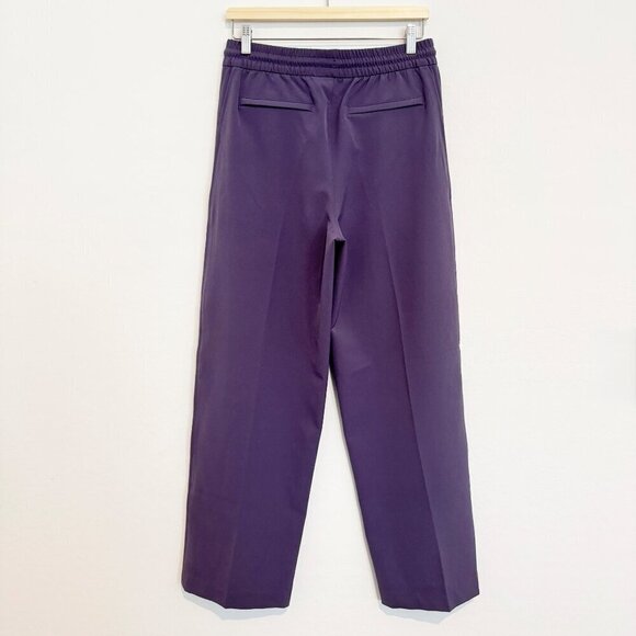 Athleta Stride Wide Leg Pants Athletic Athleisure Casual Travel Nightfall Small - Picture 11 of 11